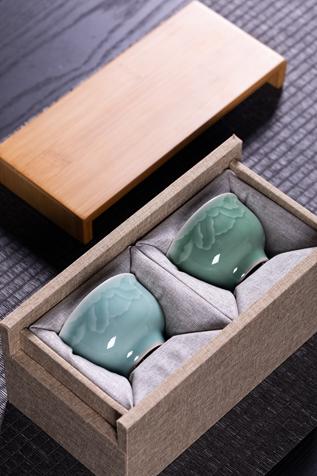 龙泉青瓷新品 家用款茶具 主人单杯/对杯 满200减30 商品图3