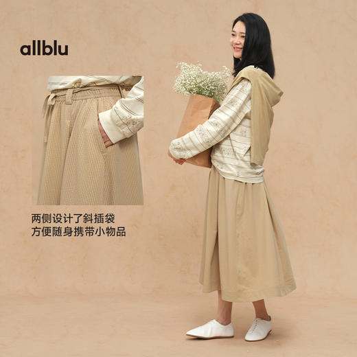 【夏Vol.3】allblu女装“像缎一样轻薄柔软”25夏全棉碎花裙亲肤透气舒适ZY 商品图3