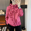 丁摩 双面穿薄款外套女春夏季冲锋衣防风户外连帽夹克登山骑行运动上衣5ZF-  68766 商品缩略图1