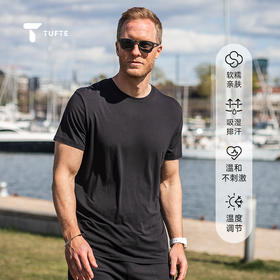 TUFTE 男士超软圆领T恤