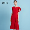 【荷叶边拼接鱼尾裙】EITIE爱特爱不对称设计优雅法式多色连衣裙B2507654 商品缩略图2