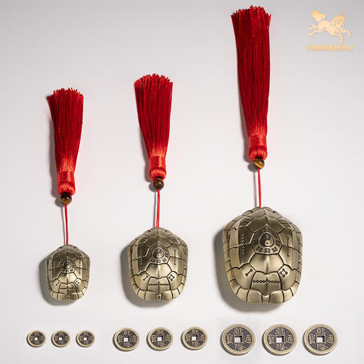 铜师傅《武当联名龟卜卜》客厅龟壳铜摆件 家居装饰把玩手把件 商品图3