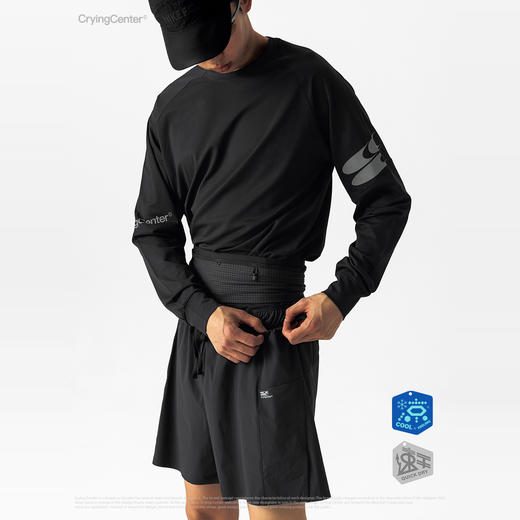 CryingCenter 吸湿速干袖章logo长Tee 哭喊中心 商品图2