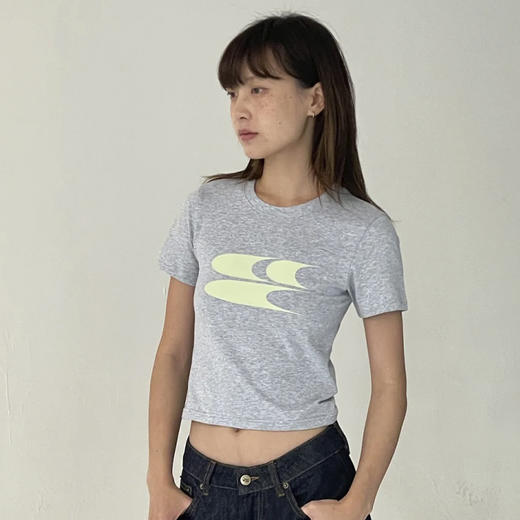 CryingCenter 25新配色美式紧身短款logoT恤上衣辣妹休闲哭喊中心 商品图3