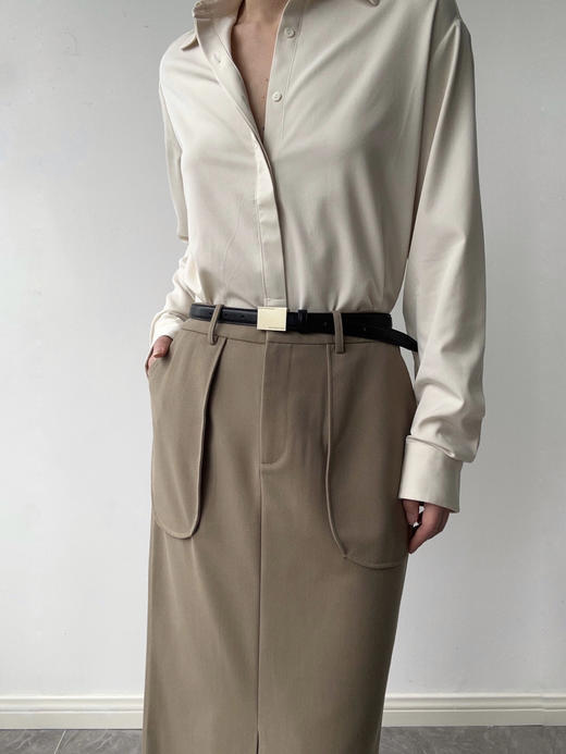 VC｜AW24061 Pamira pocket skirt  半身裙 [ 黑 / 卡其 ] 商品图12