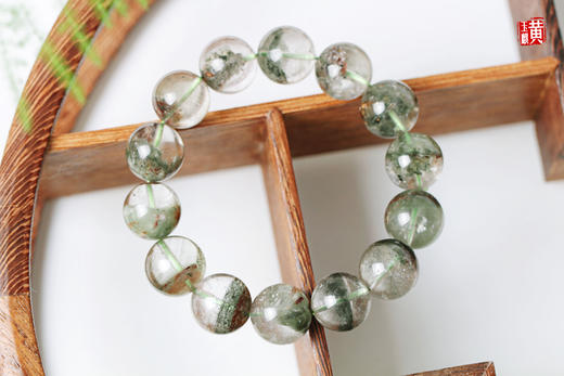 【绿焰】绿幽灵聚宝盆手串 珠径：16MM 商品图0