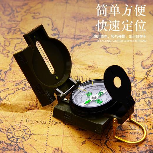 户外求生指南针 多功能方便携带塑料定向战术罗盘指北针DC45-2A 商品图2