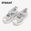 【童鞋】星期六时髦幻银网面透气男女童包头运动鞋SSD2191L5A 商品缩略图4