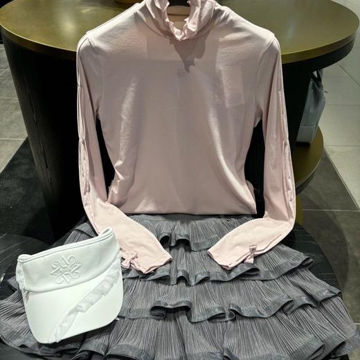 高尔夫 ST家新款女士立领木耳蝴蝶结长袖上衣 四季可穿 W124212 商品图3