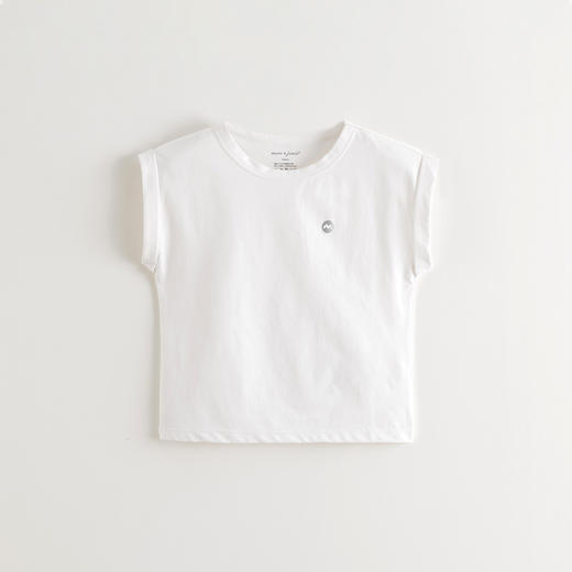 【速干防晒】马克珍妮男童棉感运动短袖T恤2025年夏装新款550598
 商品图2