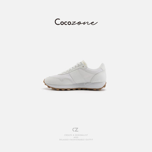 COCO ZONE 刘一一 2025小众厚底系带通勤女式休闲鞋CD2A0798 商品图0