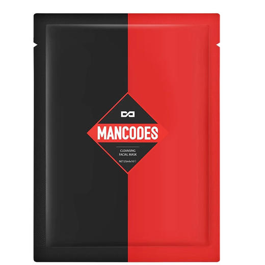 【自营】左颜右色 男士面膜黑钻竹萃净澈补水保湿去黑提亮肤色免洗面膜25ml*10片 商品图2