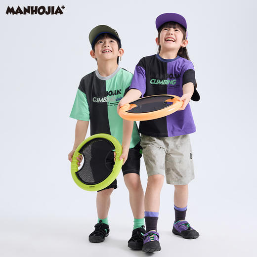 漫画家【活力探索T】城市轻户外吸湿速排抗菌upf50+防晒探索机能T 商品图4