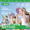 KK树儿童防晒帽防紫外线男童女孩大帽檐遮阳宝宝太阳帽2025年新款小氧气防晒披肩帽 商品缩略图0