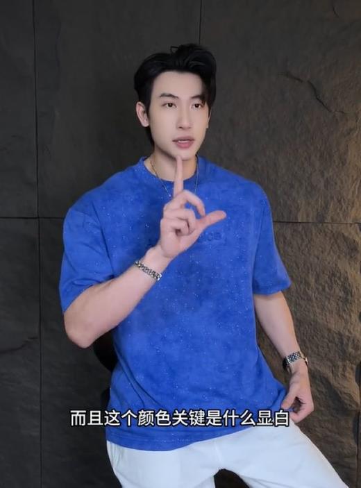 T3066夏季高级感新款韩版扎染满天星短袖T恤立体字母情侣百搭简约上衣 商品图2