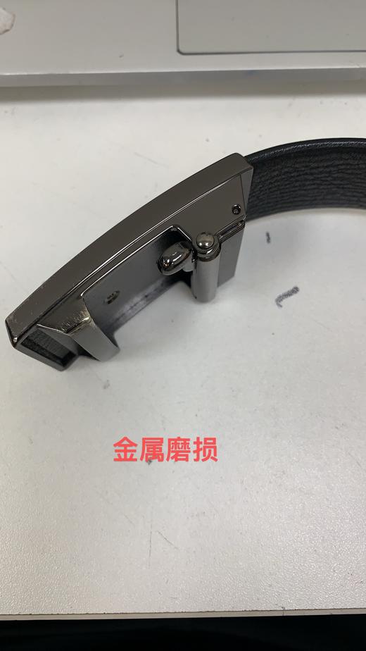 6942199078375105 沙驰satchi 男式腰带头层牛皮内穿自动扣商务真皮休闲皮带中年【节日礼物】105cm 商品图6