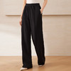 【百搭垂坠感休闲裤】EITIE爱特爱直筒显瘦女阔腿裤2025夏季新款B2505614 商品缩略图1