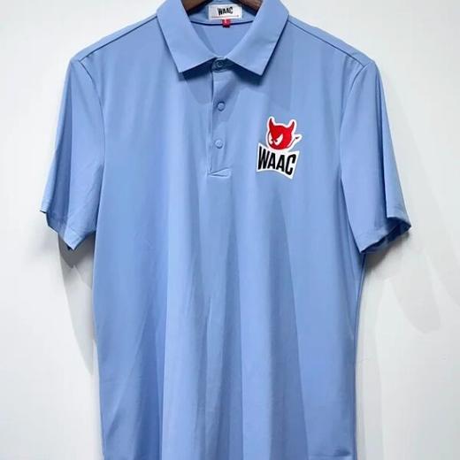 WAAC小恶魔男士新款弹力轻薄休闲polo短袖时尚长袖polo衫 商品图0