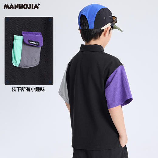 漫画家【超级口袋T】城市轻户外工装凉感抑菌sorona珠地POLO夏 商品图2