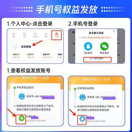 腾讯视频VIP会员周/月/季/年卡-【不支持电视端】 商品图4