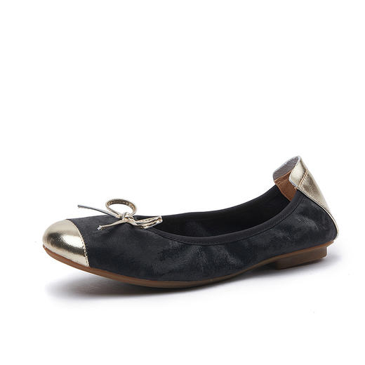 新中式芭蕾鞋2025上新蝴蝶结圆头平底单鞋女休闲中国风奶奶鞋！ 商品图8