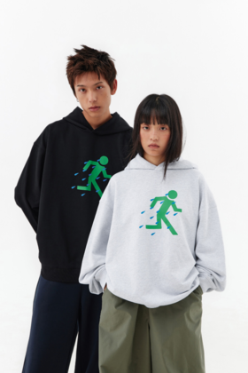 CryingCenter 逃跑泪人戴帽卫衣 哭喊中心