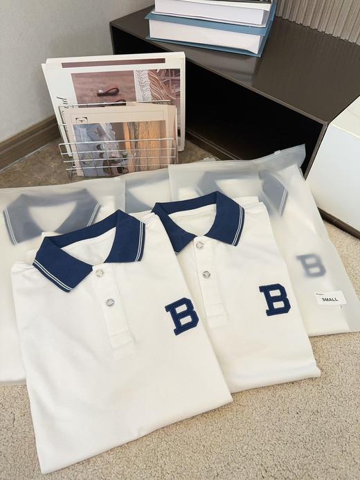 无标款 道奇队 拼色翻领短袖POLO衫 TX451 商品图0