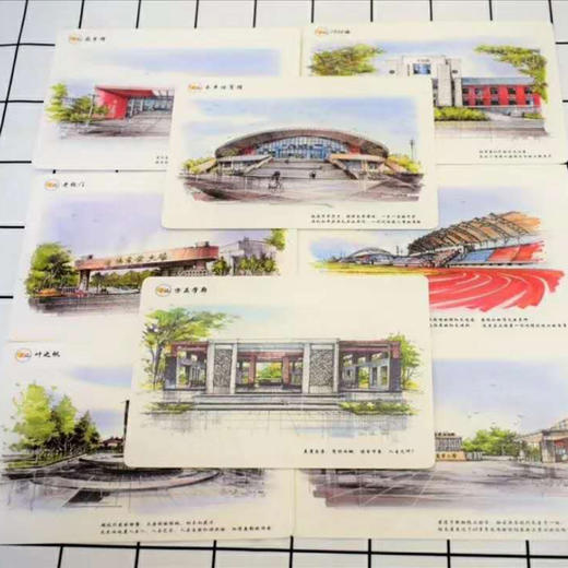 沈阳农业大学手绘明信片 文创明信片 商品图1