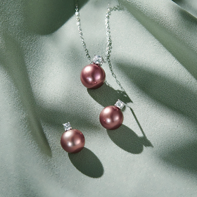 甜木花园紫珠系列 | 天然淡水珠，稀有珍贵，百搭显气质