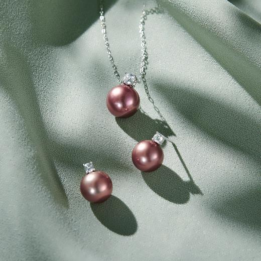 甜木花园紫珠系列 | 天然淡水珠，稀有珍贵，百搭显气质 商品图0