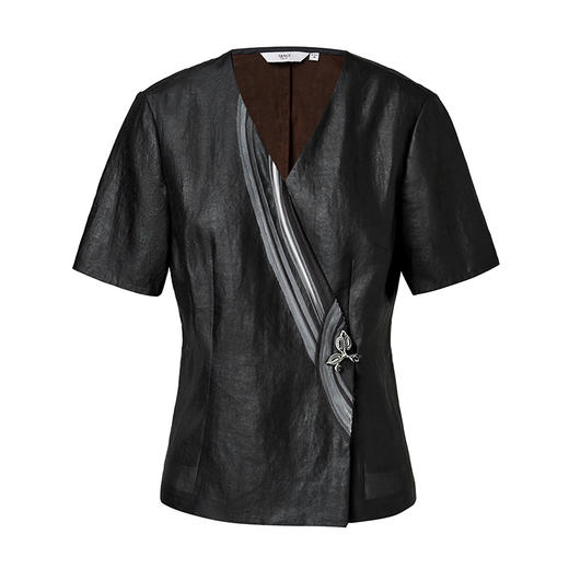 TANGY Collection天意雪傍系列莨绸休闲女士衬衫L252007 商品图4