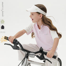 【凉感防晒】马克珍妮女童运动短袖T恤 儿童骑行服春夏新款550388