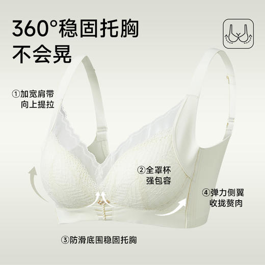 美季美优B醒春系列云感棉文胸 商品图3