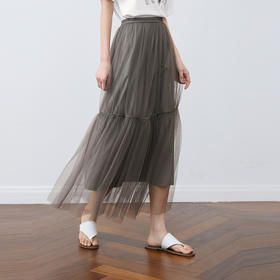 【严选】诗凡黎夏梭织长裙7G4140681