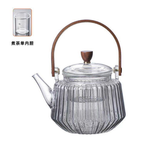 家用养生耐高温烧水壶玻璃蒸煮茶壶提梁围炉煮茶器电陶炉茶具套装 商品图3