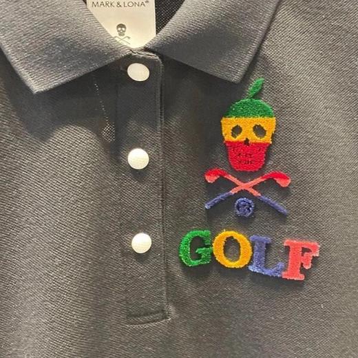 马克龙家春夏新款女装短袖POLO衫 高尔夫女装  w222151 商品图2