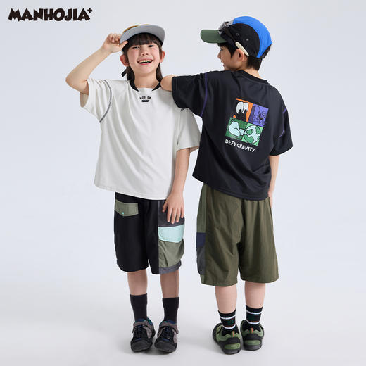 漫画家【超级口袋裤】城市轻户外透气原纱防晒超薄拼接工装短裤夏 商品图4