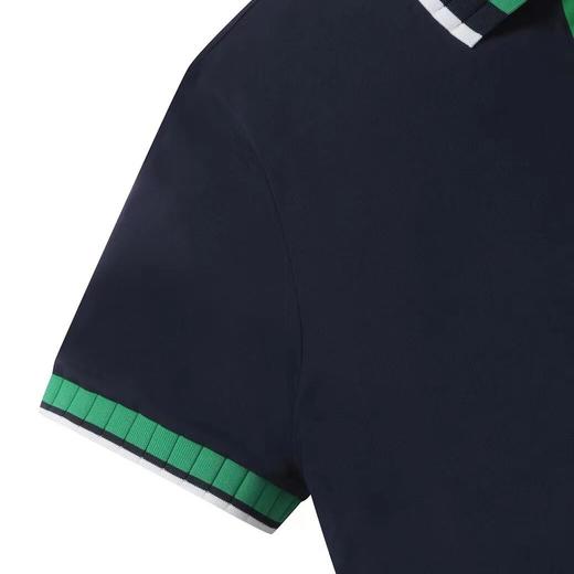 G家男士新款撞色拉链短袖polo吸湿排汗商务休闲都可M222115 商品图3