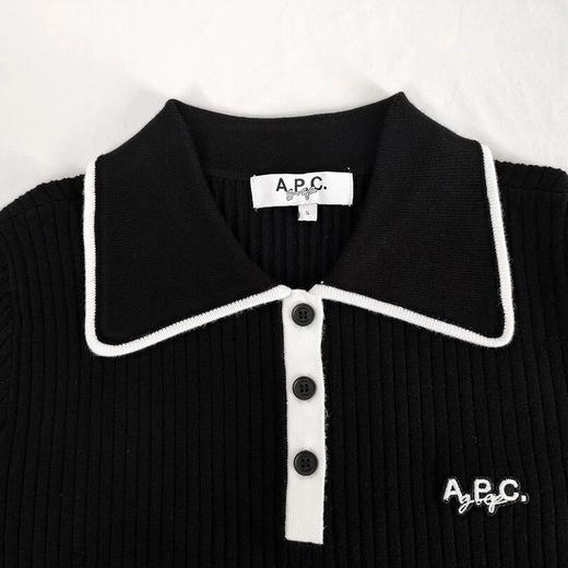 APC*家春季新品薄款针织长袖上衣W125027 商品图3