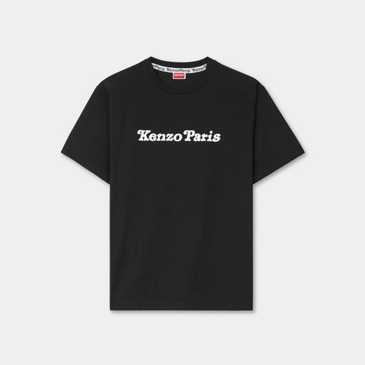KENZO 高田贤三 男士老虎徽标印花棉质圆领短袖T恤 黑色 FF58 TS481 4SG 99J 商品图0