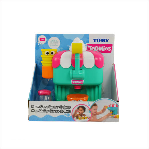 TomyToomies 泡沫冰淇淋工厂 儿童玩具洗澡玩具益智玩具 商品图0