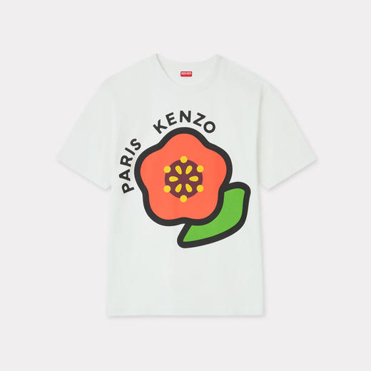 KENZO 高田贤三 男士徽标印花棉质圆领短袖T恤 白色 FF55 TS530 4SG 02A 商品图0