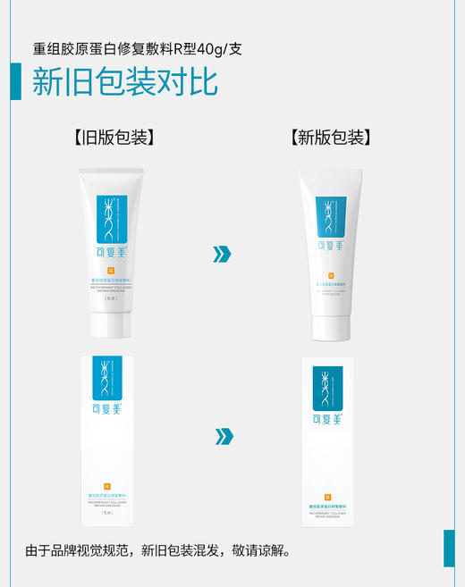 【打包链接】可复美重组胶原蛋白修护瘢痕伤口敷料敏感肌乳剂R型5g 商品图2
