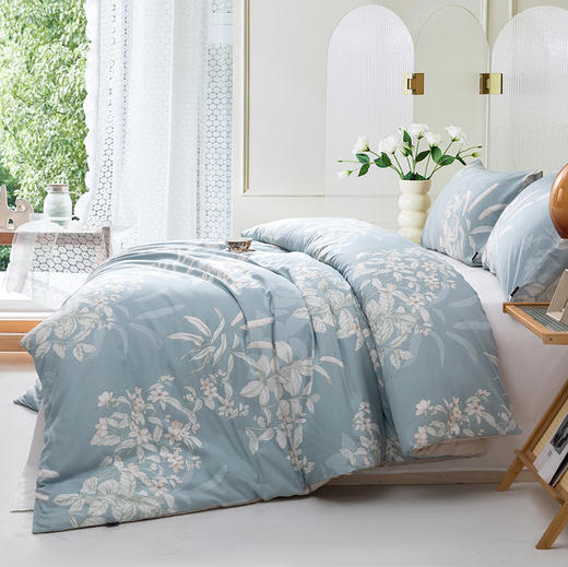 多喜爱 沁爽逸夏被袋/被套单件 花卉如兰/朝妍/绚烂梦颜/水清夜荷 【沁爽天丝】 柔滑清凉 天然细腻 亲肤透气 商品图4