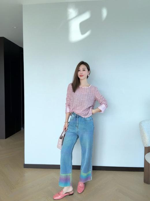 [ PIAN AI ] 冷小姐#  粉色小香上衣+半裙 商品图1