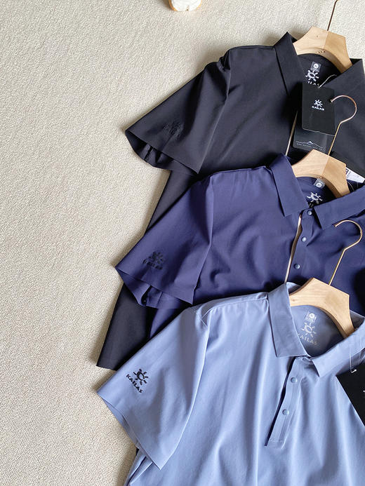 点此购买 凯乐石夏季男士压胶工艺防晒商务透气运动短袖速干POLO衫 LL 316040 商品图10