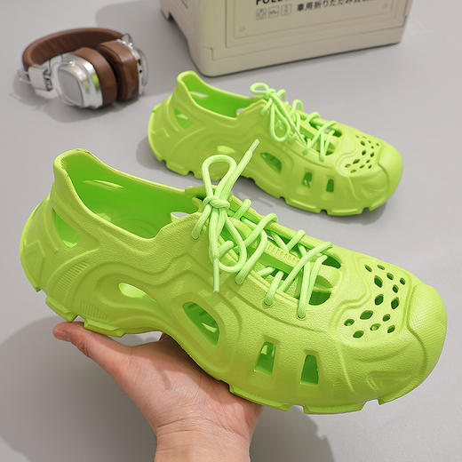 【YW】无忧购男士凉鞋椰子洞洞鞋沙滩运动鞋潮流拖鞋(截单后7天发货) 商品图7