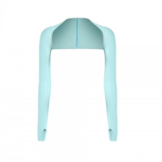 户外出行高尔夫防晒披肩袖套户外男女运动骑行冰丝一字连肩袖 商品图5