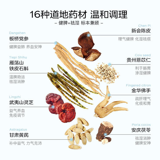 【LA HAUTE岚奥汀】成人/儿童  无湿轻 党参陈皮灵芝饮 祛湿饮  30ml/袋 *1盒 商品图2
