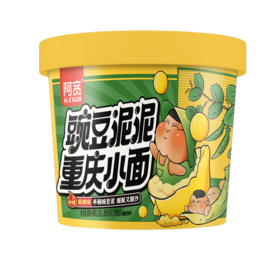 阿宽 麻辣味豌豆泥泥重庆小面 120g/桶